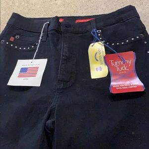 NYDJ tummy tuck jeans. size 10 NWT. Black